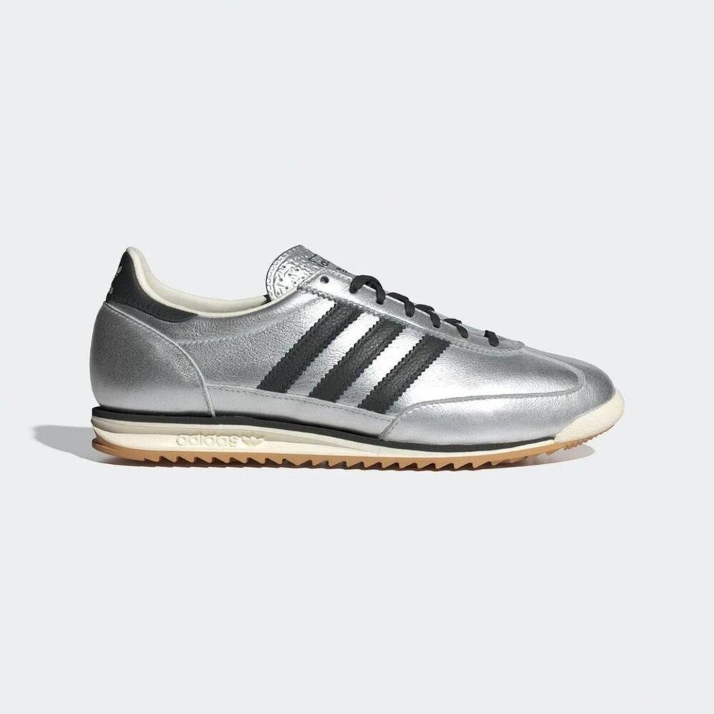 adidas Metallic Silver and Black Women’s Retro Runner